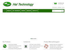 Tablet Screenshot of haltechnologies.com